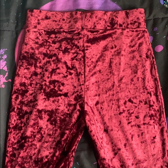 Forever 21 Pants - Velvet Burgundy leggings